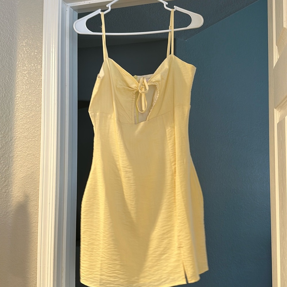 Yellow summer dress